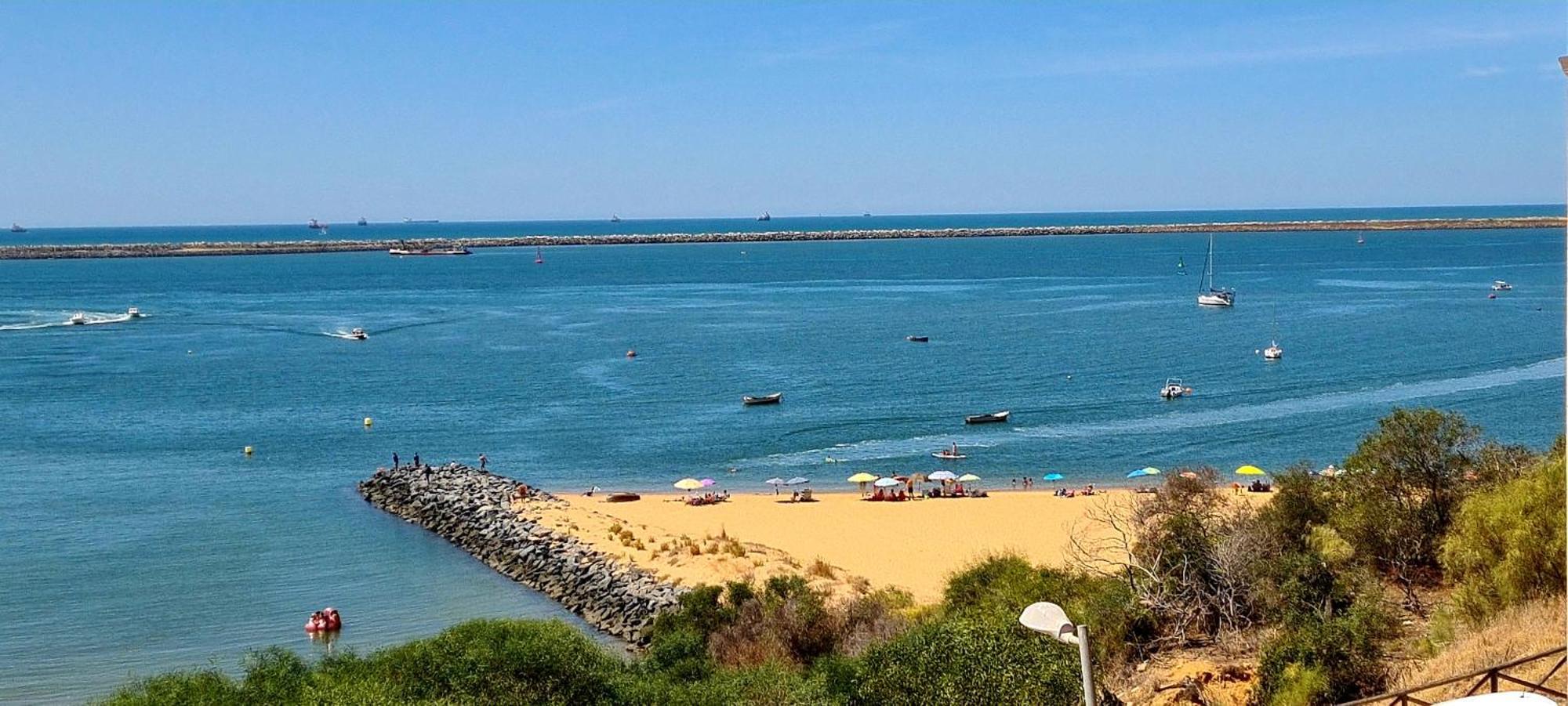 El Apartamento De Amy Con Vistas Al Mar Mazagon Bagian luar foto